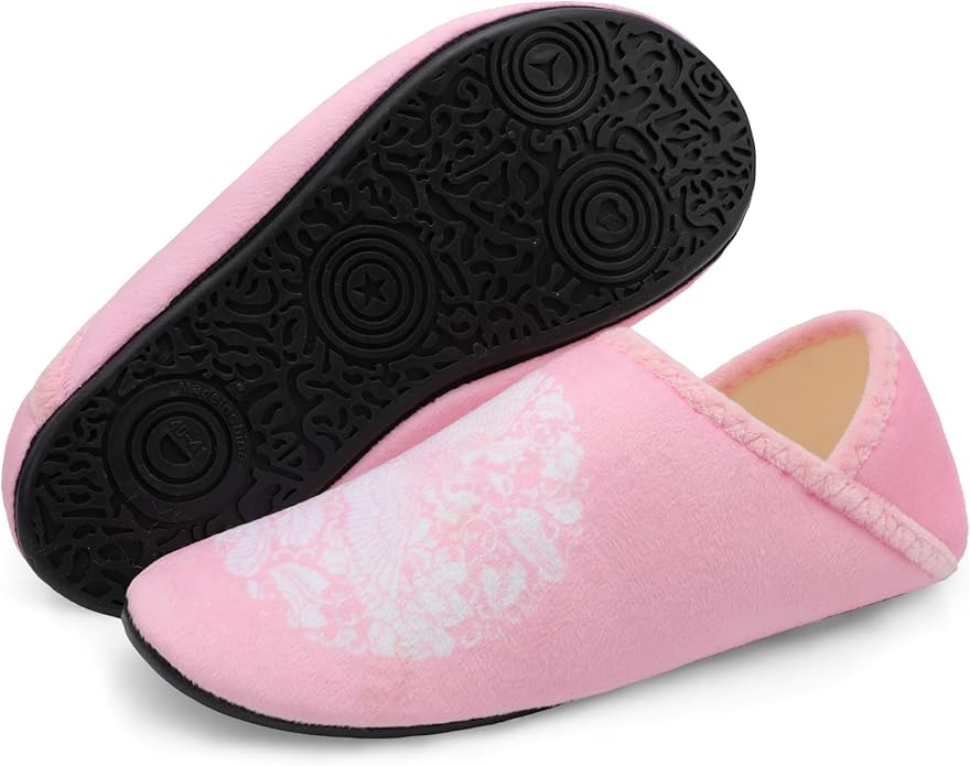 Scurtain Unisex Adults Rubber Sole Slippers