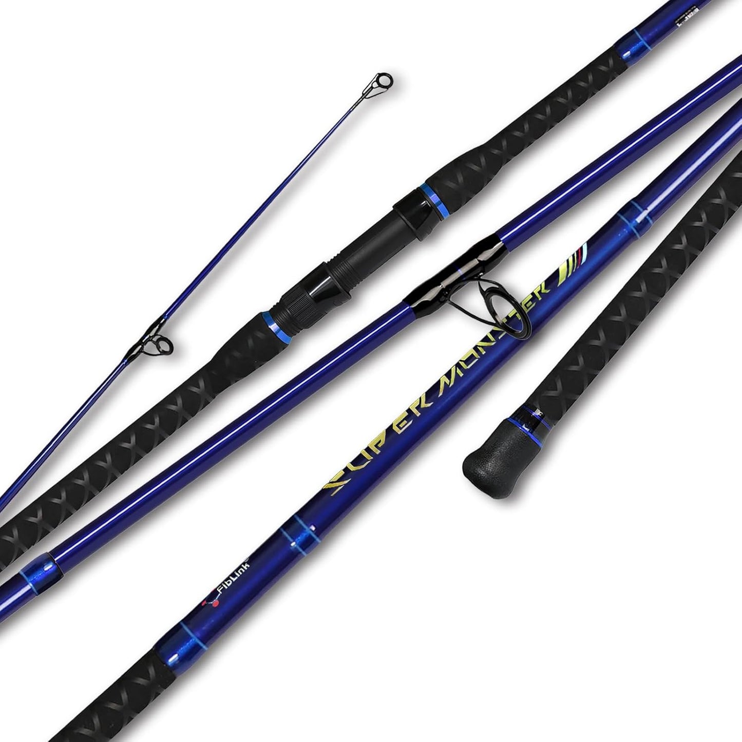 Fiblink Surf Spinning Fishing Rod Carbon Fiber Travel Fishing Rod(11-Feet & 12-Feet & 13-Feet & 15-Feet)