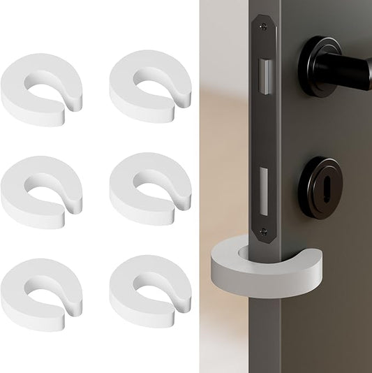 Door Pinch Guard Baby Door Stopper 6Pk Soft Foam Door Stopper. Prevents Finger Pinch Injuries Child/Pet from Getting Locked in Room