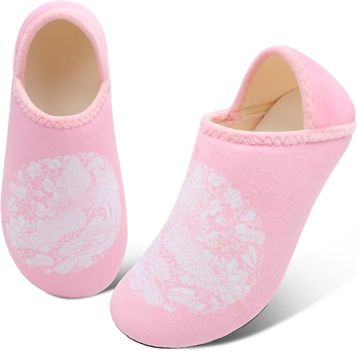 Scurtain Unisex Adults Rubber Sole Slippers