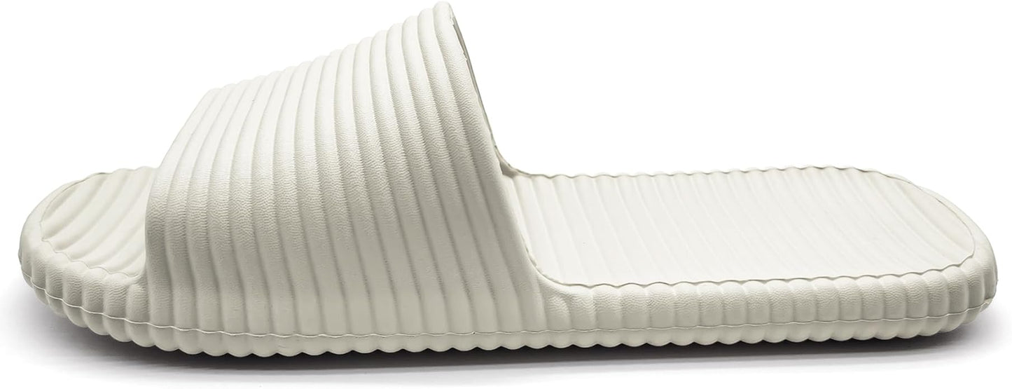 Quick Drying Shower Slippers For Women And Men Lightweight Open-toe EVA Non-Slip Slides Sandals Indoor And Outdoor Slipper For Bathroom,Spa,Pool,Gym,Beach