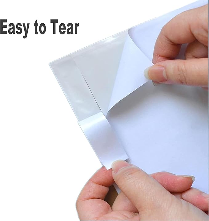 6x9 Packing List Mailing Envelopes Shipping Envelopes Packing List Clear Adhesive Shipping Label Sleeves Shipping Supplies for Small Businesses(1000 Pcs)