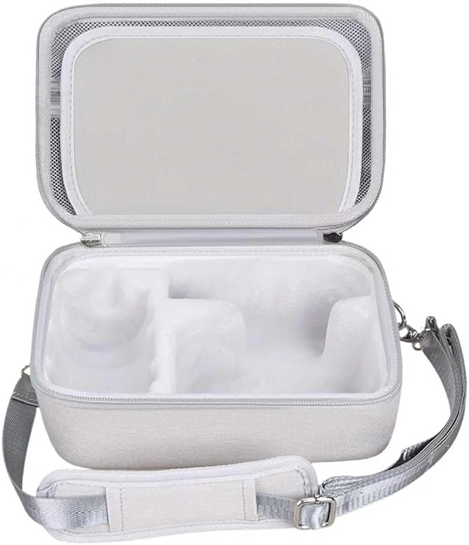 FBLFOBELI EVA Travel Storage Case for Canon EOS Rebel T7 / T8i / T5 / R50 / R100 DSLR Camera with 18-55mm Lens, Camera Protective Waterproof Carrying Bag (Case Only) (Gray)
