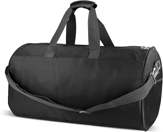 C&F BOGMOST Small Gym Bag for Women & Men,Small Lightweight Duffel Bag Carry On Bags Mini Duffel Travel Bag Waterproof Sports Bags for Workout/Sport/Travel, Black,Large