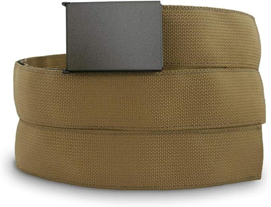 Wazoo Cache Belt for Men with Hidden Pocket, Adjustable Anti-Theft Travel Belt, Nylon with Stainless Steel Buckle