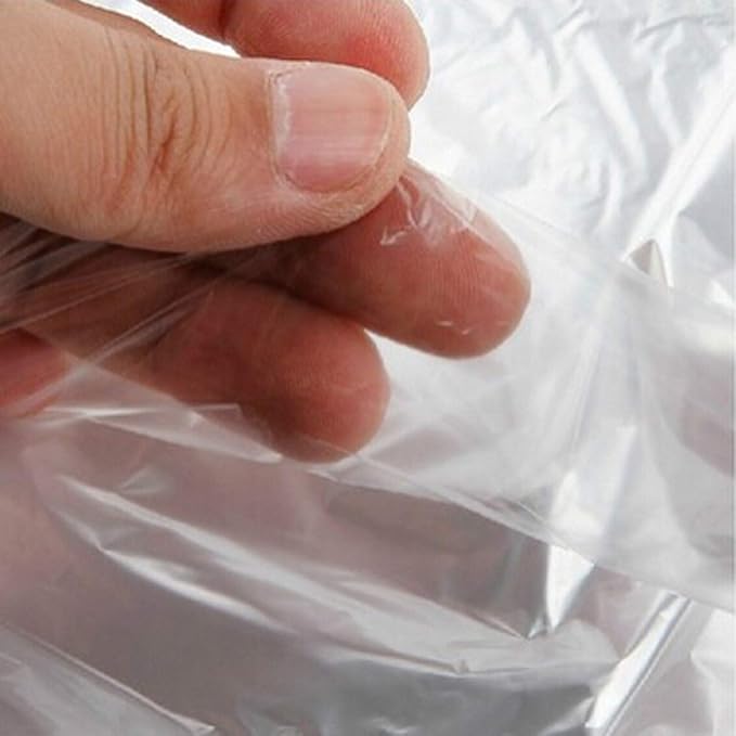 30 PCS Dry Cleaner Bags Plastic Clear 35.4 Inches Can be Hung Transparent Clothes Dust Cover