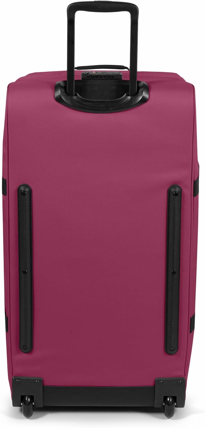 EASTPAK Tranverz L – 121L Medium Wheeled Luggage with Dual Compartments, TSA Lock, Compression Straps & Smooth-Wheeling System, Wine Burgundy