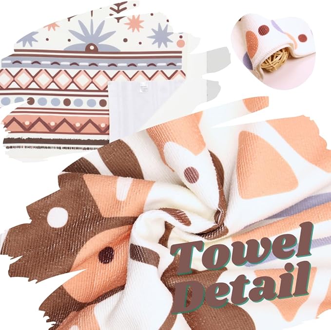 Ethnically Inspired Microfiber Beach Towels Quick Dry Towel,Travel Beach Towel for Swimming Pool, for Kids Adult,63’’ x 31’’, with A Unique Design,Includes Bag. (Earth Tones Tribal)