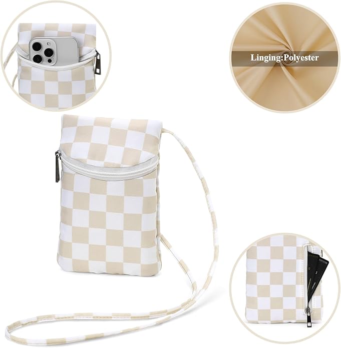 Small Crossbody Women Cell Phone Purse Wallet Bag With Shoulder Strap