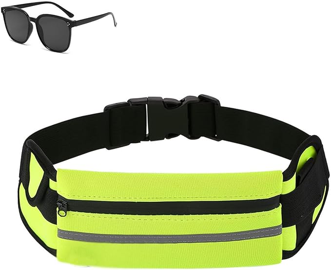 Anti-Theft Invisible Waist Bag, 2026 New Lightweight Adjustable Waterproof & Anti-Theft Money Belt, Multi Outdoor Sports Waist Bag, for Sports, Travel & Daily Use (green)