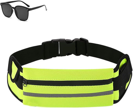 Anti-Theft Invisible Waist Bag, 2026 New Lightweight Adjustable Waterproof & Anti-Theft Money Belt, Multi Outdoor Sports Waist Bag, for Sports, Travel & Daily Use (green)