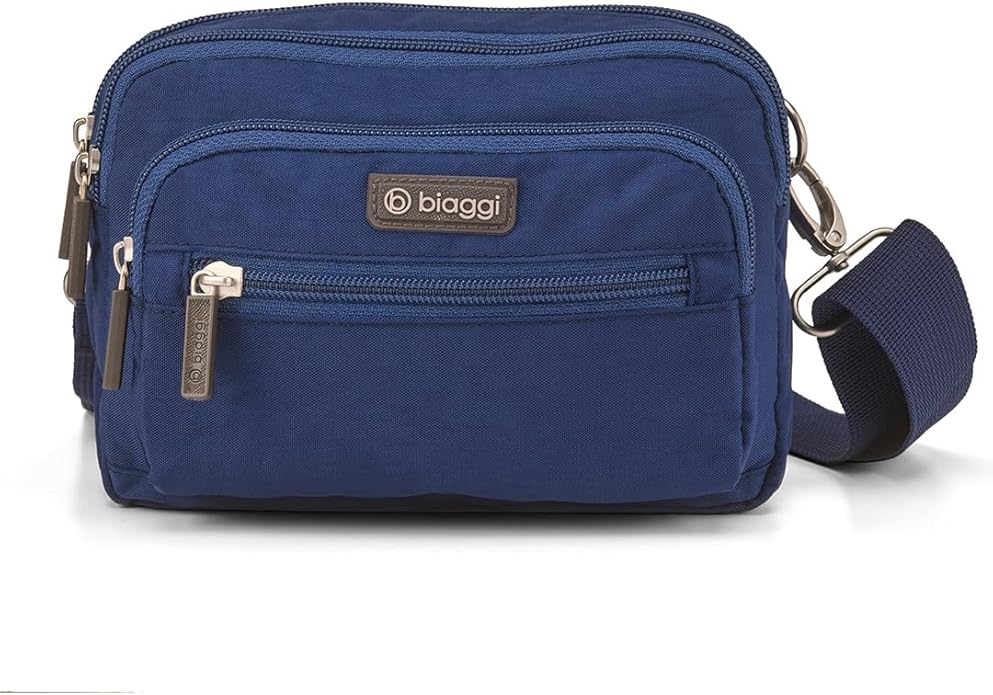 biaggi Flexmates Convertible Anti-Theft Crossbody Bag for Women | Lightweight On-The-Go Travel Organizer, RFID Blocking
