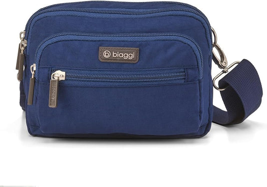 biaggi Flexmates Convertible Anti-Theft Crossbody Bag for Women | Lightweight On-The-Go Travel Organizer, RFID Blocking