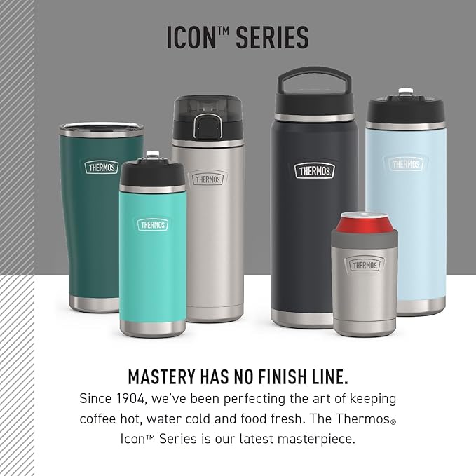 THERMOS ICON SERIES, Stainless Steel Mug, Sunset Pink, 16 oz