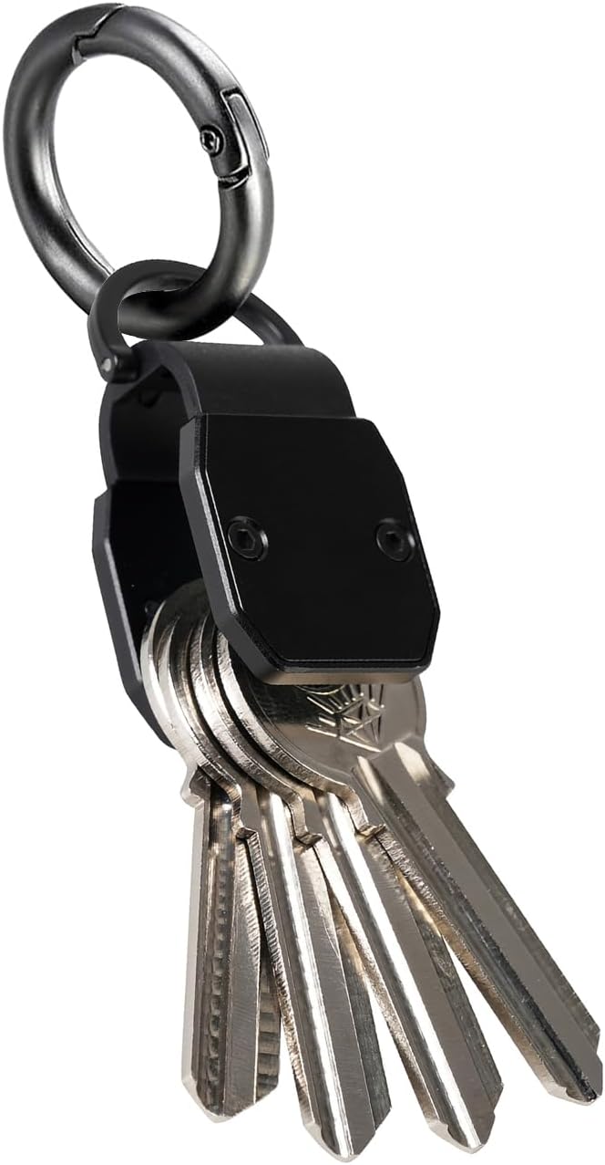 Metallic Key Organizer - Aluminum Key Organizer holder, Minimalist Innovative Keychain.