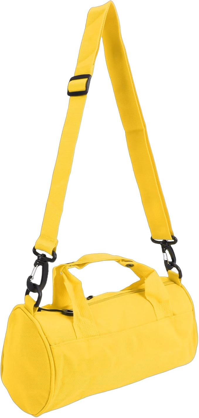 Greensen Compact Travel Bag, Oxford Fabric Gym Bag with Organized Storage, Lightweight and Versatile for Weekend Getaways and Daily Use (Yellow)