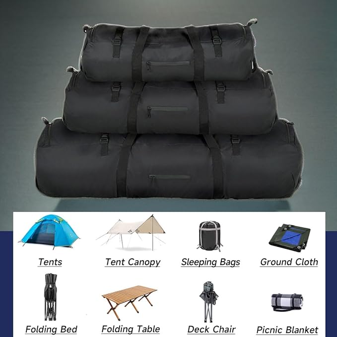 Arxus Duffle Bag for Travel 30L/50L/90L Extra Large Luggage Heavy Duty Duffel Bat Bag for Men Sports