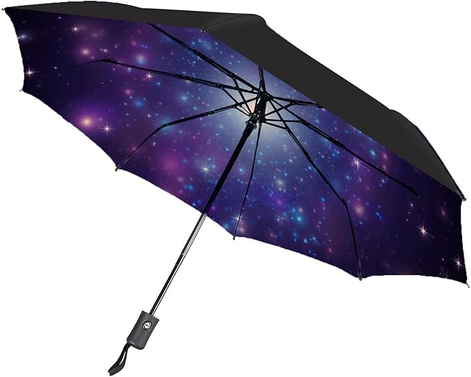 MRTLLOA 42/49 Inch Compact Travel Essentials Umbrella for Rain, Lightweight, Portable, Automatic, Strong, Waterproof Folding Umbrellas for Women, Men and Teenagers