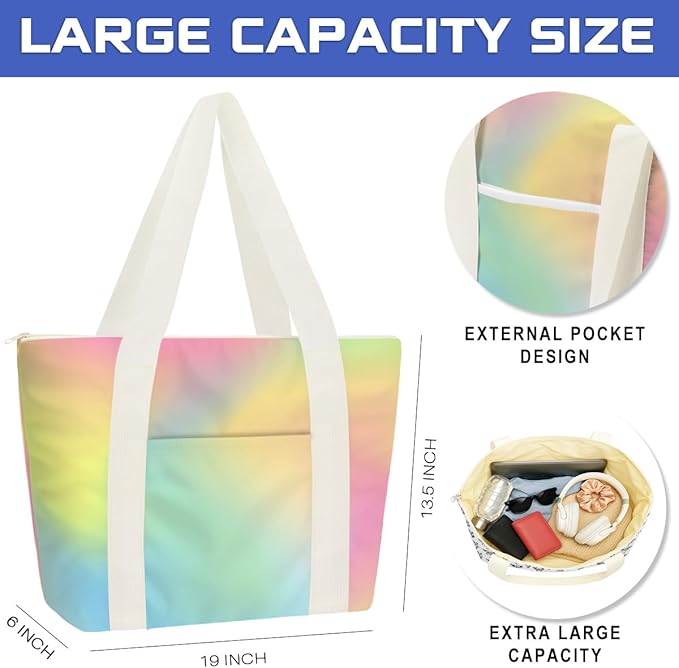 JIUWEIHU Beach Pool Bag And Wet Dry Bag Waterproof Sandproof Tree Beach Laundry Tote Bags for Swimsuits for Travel