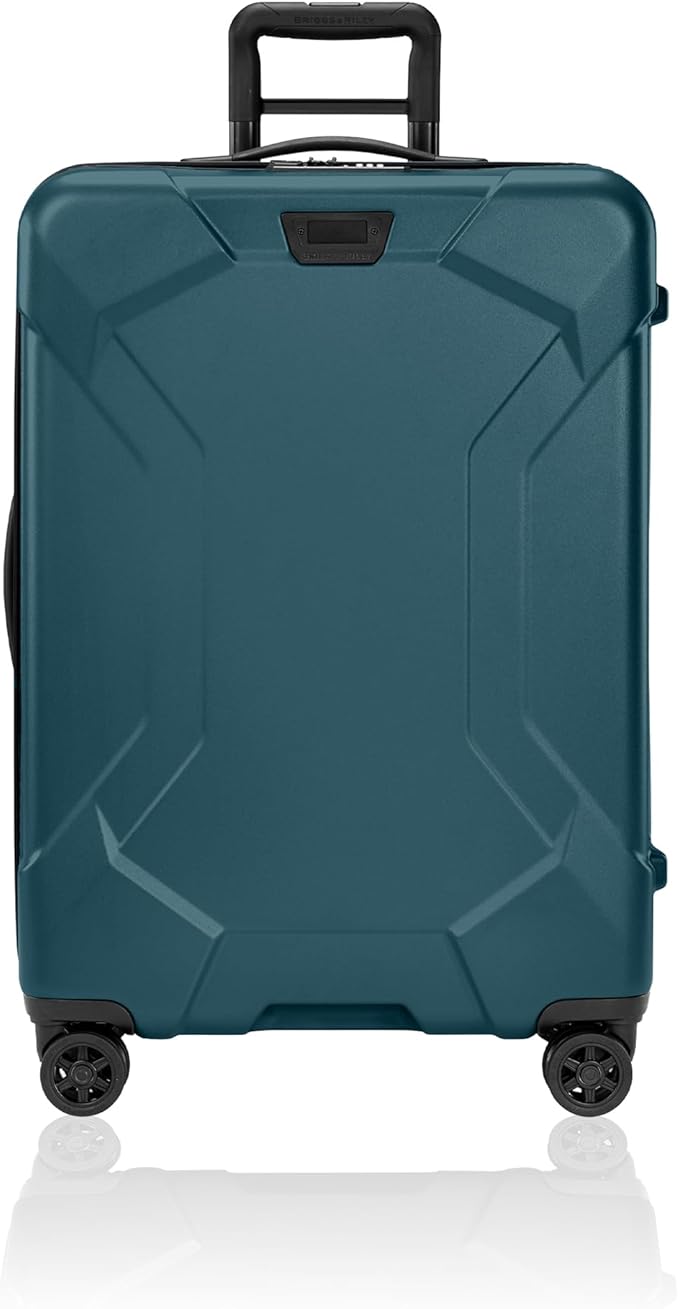 Briggs & Riley 30" Large Spinner - Checked Luggage for Travel, Suitcases with Wheels, Hardside Rolling Bag for Men & Women, Self-Repairing Zipper - Torq Collection, Ocean