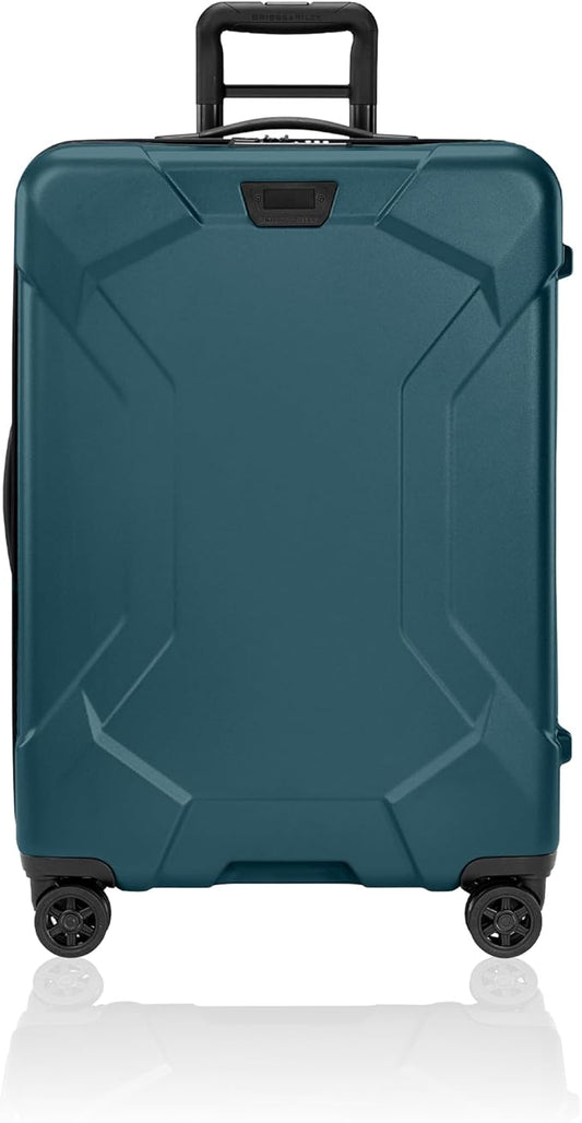 Briggs & Riley 30" Large Spinner - Checked Luggage for Travel, Suitcases with Wheels, Hardside Rolling Bag for Men & Women, Self-Repairing Zipper - Torq Collection, Ocean