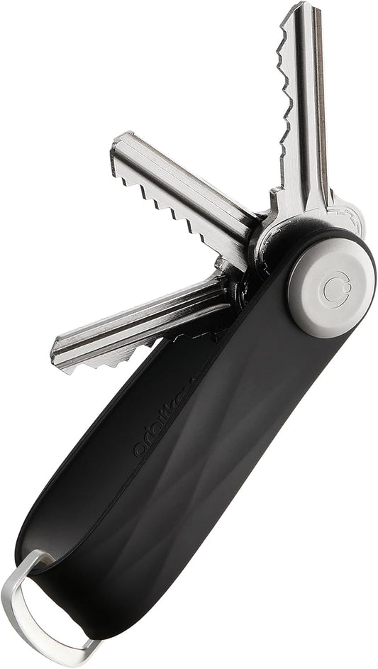 Orbitkey New Active Key Organizer Lite w/updated D-Ring | Weather Resistant, Stainless Steel Locking Mechanism