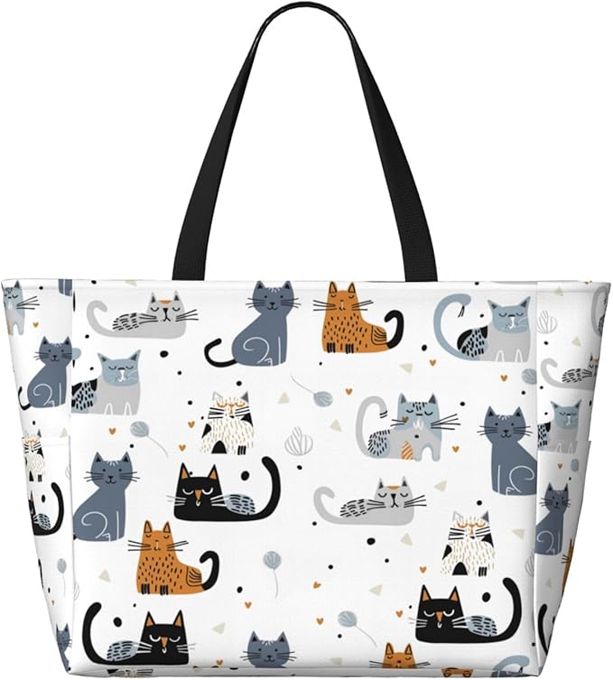 Large Beach Bag for Women Waterproof Foldable Travel Shoulder Tote Bag with Pocket for Weekender Pool Vacation
