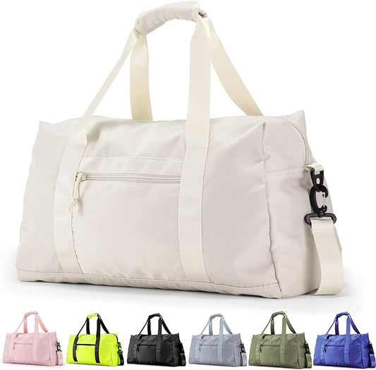 Travel Duffle Bag,Sport Gym Bag for Men And Women with Wet Pocket,Weekender Bag Carry On Tote Bags for Airplane