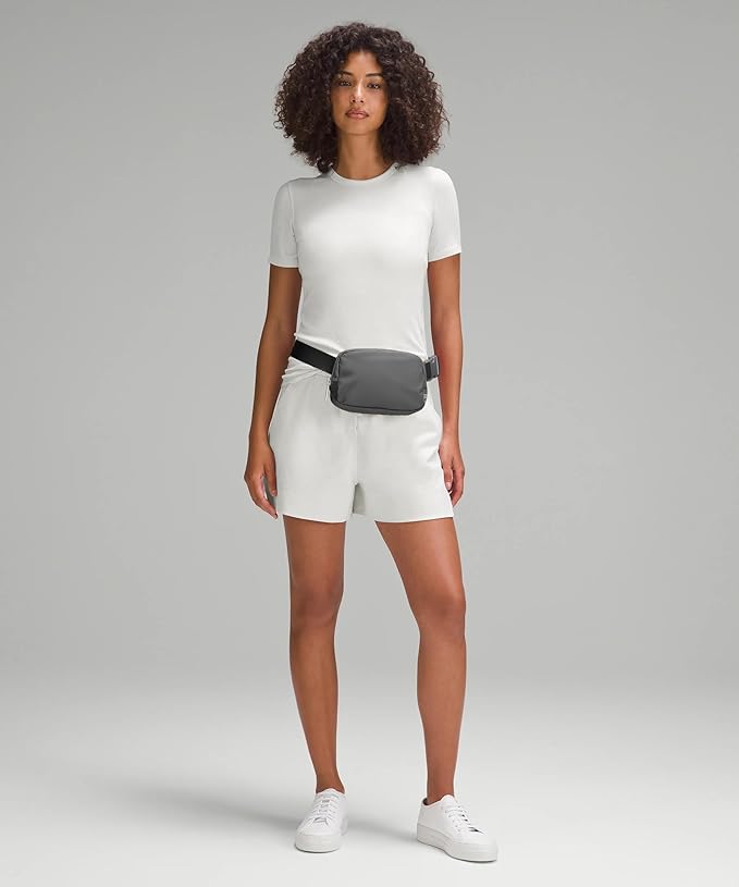 Fanny Pack Crossbody Bag Trendy Waterproof Small Cross Body Purse for Women Men Fashion Waist Packs Mini Belt Pouch Chest Bum Hip Bag Lulu Dupes for Travel Vacation Running Dim Grey