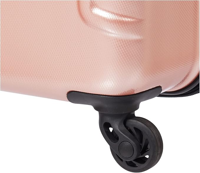 American Tourister Moonlight Hardside Expandable Luggage with Spinner Wheels, Rose Gold, Carry-On 21-Inch