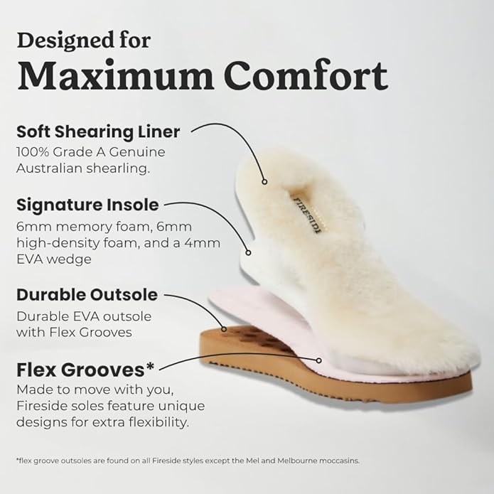 Dearfoams Women's Fireside Shearling Water Resistant Indoor/Outdoor Foldover Boot Slipper