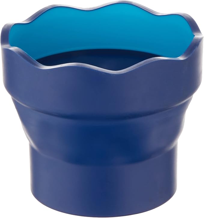 Faber Castell Plastic Click and Go Water Cup, Blue