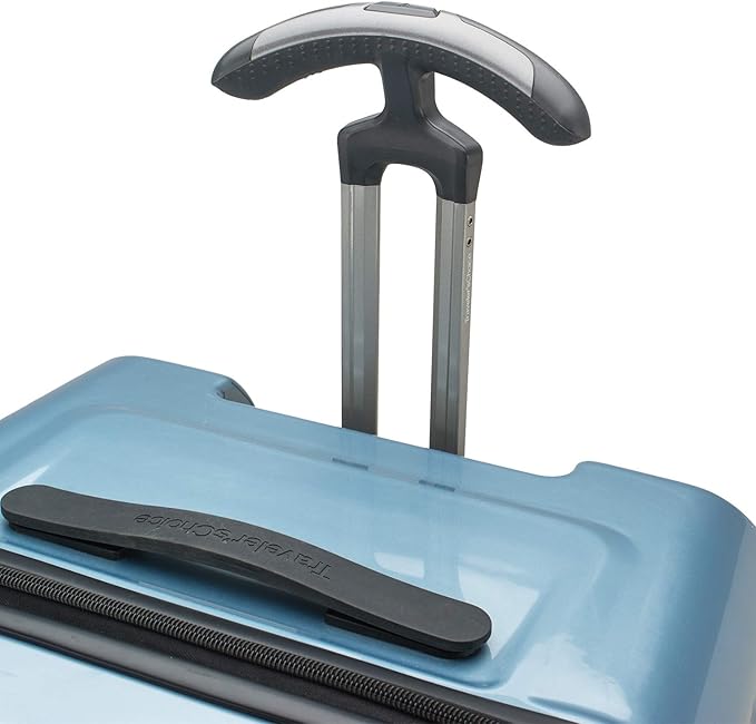 Traveler's Choice Ultimax II Polycarbonate Hardside Luggage with Spinner Wheels, Teal, 31-Inch Large Trunk