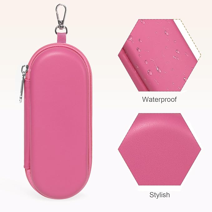 Double Eyeglasses Case, Dual Glasses Sunglasses Organizer with Zipper Closure, Eyewear Storage Box for Men Women Travel