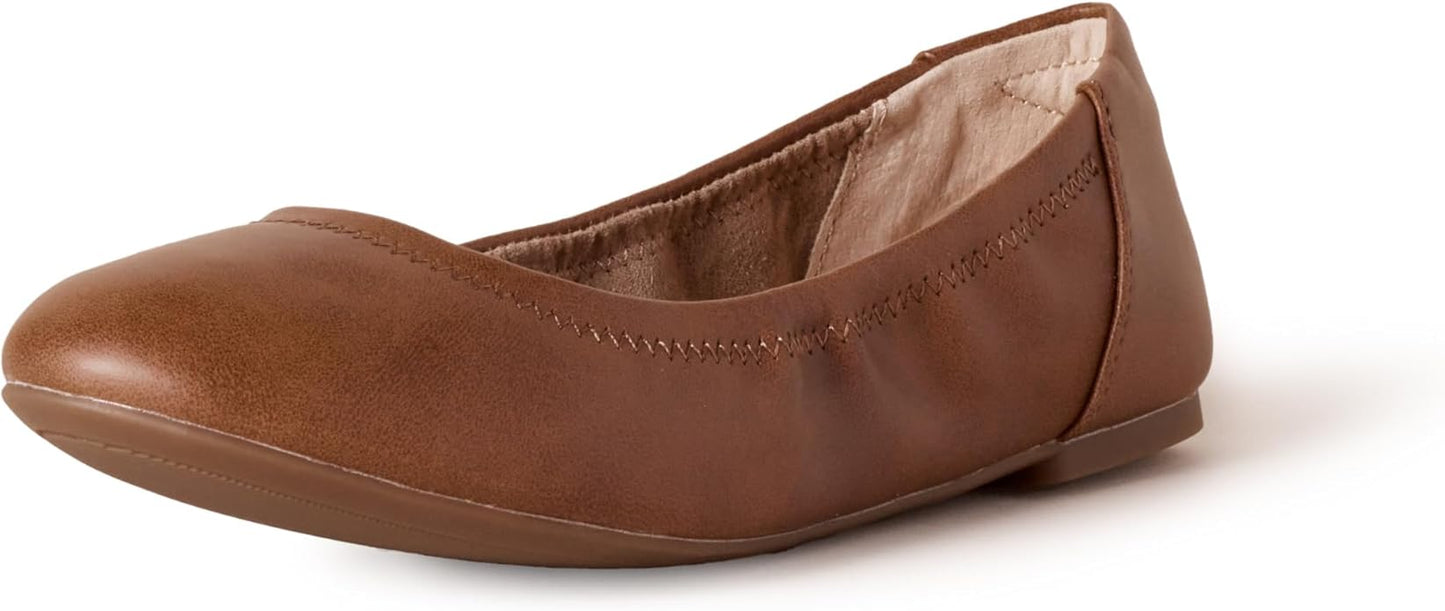 Amazon Essentials Women's Belice Comfortable Slip-On Ballet Flats Shoes