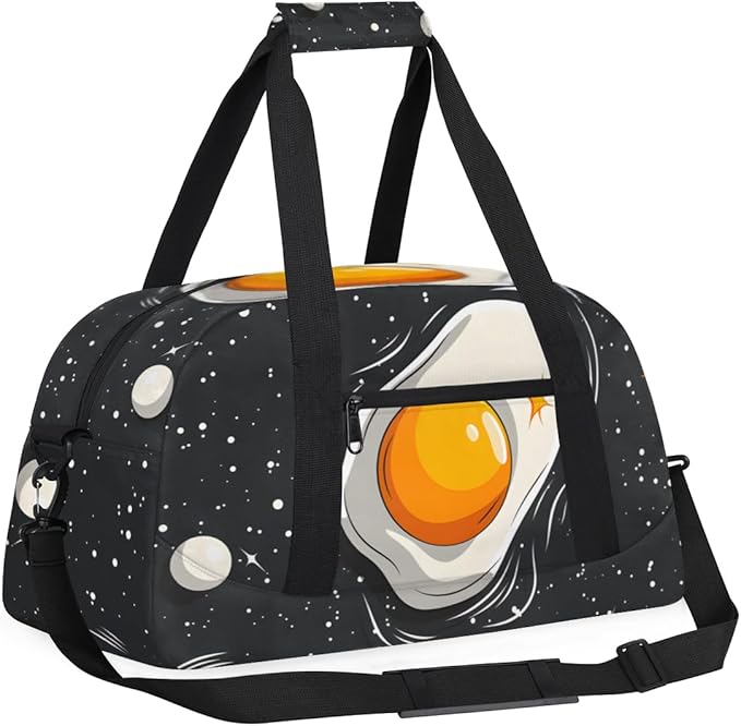 Space Eggs Kids-Duffel-Bags Gymnastics Dance Bag Carry-On Overnight Travel Gym Lightweight Dance Sports Bags For Girls Boys Kids，