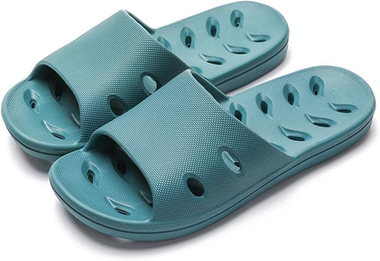 Shower Shoes Quick Dry Non-Slip Women Slippers Sandals Men Bathroom Flip-Flops for College Dorm Room Essentials Shower Sandals Slides Pool Gym Spa