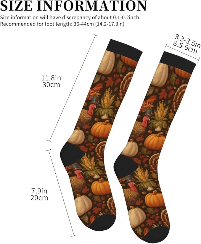 Compression Socks Knee High Circulation Support Socks For Women Men Athletic Running Work Hiking Cycling Travel