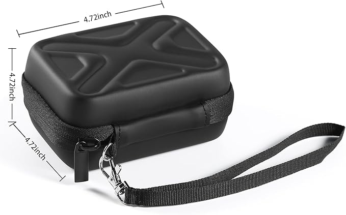Camera Case for AbergBest 21 Mega Pixels 2.7" LCD Rechargeable HD/Kodak Pixpro/Canon PowerShot ELPH 180/190/Sony DSCW800/DSCW830 Cameras, Travel Carrying Protective Case for Digital Camera - Black