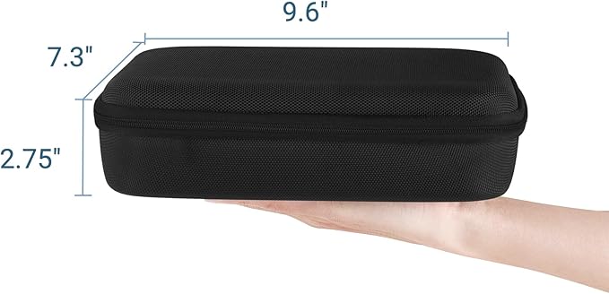 Mkono Travel Sunglasses Organizer Glasses Case Multiple Pairs with Adjustable Slots Portable Eyeglasses Case Storage Box for Men Women, Medium, Black