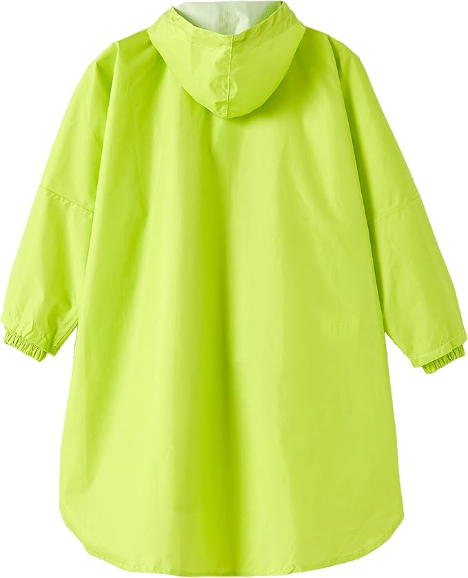 Spmor Kids Lightweight Rain Jackets Hooded Rain Coat Waterproof Rain Poncho