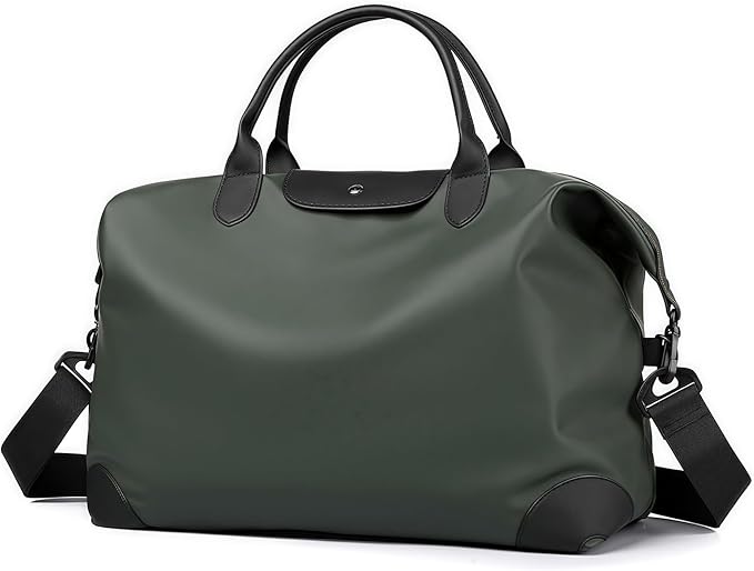 35L Gym & Travel Bag for Women, Waterproof Tote Backpack with Wet Pocket, Airline Carry-on Duffel, Multi-Purpose Workout Yoga Hospital Overnight Bag, Eucalyptus Green
