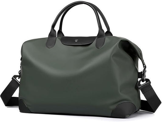 35L Gym & Travel Bag for Women, Waterproof Tote Backpack with Wet Pocket, Airline Carry-on Duffel, Multi-Purpose Workout Yoga Hospital Overnight Bag, Eucalyptus Green