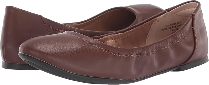 Amazon Essentials Women's Belice Comfortable Slip-On Ballet Flats Shoes