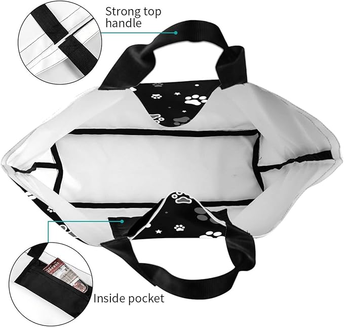 Tote Bag for Women Large Beach Bag Reusable Grocery Bags Handbag for Travel Shopping