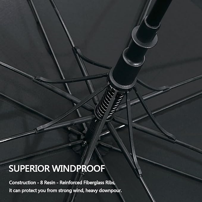 G4Free 47/54/62/68/72 Inch Automatic Open Golf Umbrella Oversize Extra Large Double Canopy Vented Windproof Waterproof Stick Umbrellas
