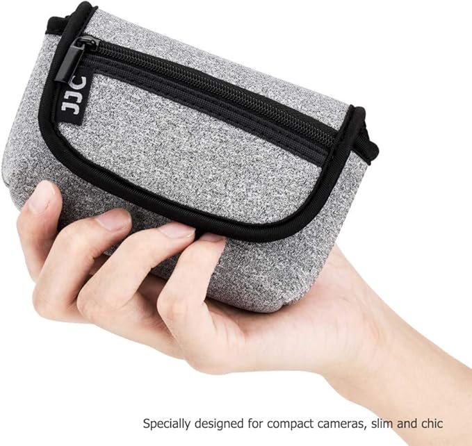 KIWIFOTOS Neoprene Camera Case Pouch for Ricoh GR 4 IV GR III Canon ZS720 G7XIII GR IIIx ZS99 SONY ZV-1 ZV-1 II RX100 VI RX100 Compact Digital Camera Small Travel Bag