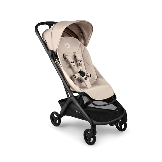 Bugaboo Butterfly 2 Travel Stroller, Ultra-Compact One-Second Fold, Lightweight and Airplane-Friendly (Taupe)