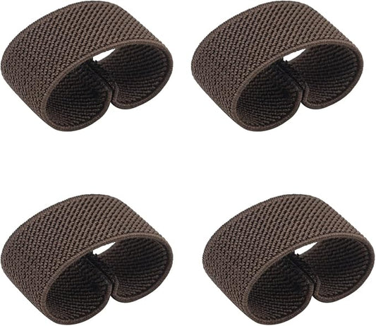 TACNEX Elastic Belt Keepers Strap Organizers Belt Loop Stays Backpack Straps Holder Retainer Band for 1.5" Wide Belts/Straps
