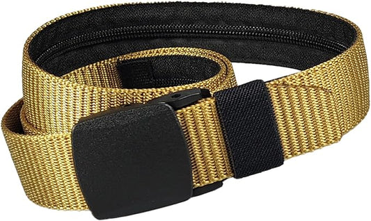 Money Waist Belt, Hidden Travel Pouch, Security Wallet with Blocking, Adjustable Strap for Documents Currency Tickets, Travel Gear, Anti Theft Belt for International Trips
